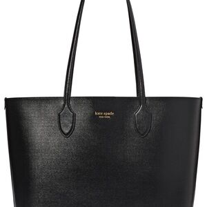 NWOT! Kate Spade Bleecker Saffiano Leather Large Tote- Black and Dust Bag.